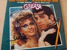 GREASE cast autographed signed ALBUM / LP w/COA