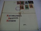 LP ITALIAN PROG RACCOMANDATA CON RICEVUTA DI RITORNO