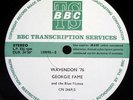 GEORGIE FAME - BBC Transcription Disc LP 1976