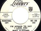 MIKE CLIFFORD rare teen LIBERTY PROMO 45 1959