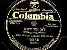 Rare Seven Gallon Jug Band Clarence Williams Jazz 78