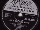 CHUCK BERRY rock and roll music UK 78rpm LONDON