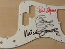 THE CLASH autographed signed ELECTRIC GUITAR PICK GAURD