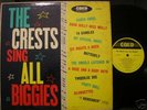 CRESTS -Sing All Biggies, debut Coed LP, 1960, VG++