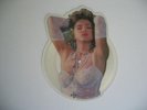 madonna RARE UK CRAZY FOR YOU SHAPE PICTURE DISC RECORD