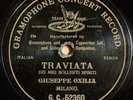 € GIUSEPPE OXILIA Black G&T 52360 RARE OPERA 78 RPM