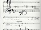AC/DC WHO MADE WHO SHEET MUSIC FULLY SIGNED W/COA ACDC
