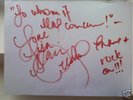 LISA MARIE PRESLEY *SIGNED* AUTOGRAPH W/MESSAGE (elvis)