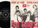 RED SQUARES - PEOPLE GET READY - RARE DANISH 45+PS 66