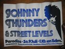 JOHNNY THUNDERS RARE ORIGINAL AMSTERDAM POSTER 1970s