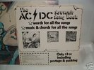 AC/DC  - AUSSIE DIRTY DEEDS LP WITH INSERT & SONGBOOK