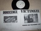 VICTIMIZE WHERE DID THE MONEY GO  SIGNED PUNK 1980 KBD