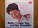 ARETHA FRANKLIN BABY I LOVE YOU 1960s NEW ZEALAND EP
