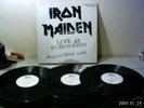 IRON MAIDEN LIVE AT DONINGTON RARE TRIPLE BRAZILIAN LP
