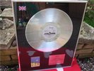 The Cure - Boys Don't Cry LP - UK BPI - Platinum Disc