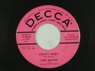GENE MALTAIS rockabilly 45 CRAZY BABY DECCA