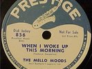 Mello Moods I'm Lost / When I Woke Up Prestige 856 dj