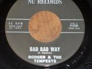 Surf garage rocker RODGER & TEMPESTS   Bad Bad Way  VG+
