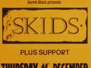 THE SKIDS 1980  ABSOLUTE GAME  TOUR PUNK CONCERT POSTER