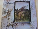 LED ZEPPELIN group autographed signed ALBUM / LP w/COA