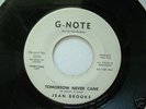 JEAN BROOKS on G-NOTE RARE NORTHERN SOUL 45 PROMO