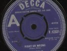 MIKE LESLIE right or wrong UK DECCA 1966 DEMO jazzy mod