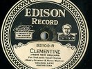 Edison 52109 CALIFORNIA RAMBLERS Clementine 1927