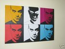 Pop Art Bild+ Robbie Williams+HANDGEMALT