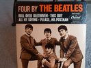 Four By The Beatles Hard Cover Sleeve and Record