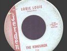 THE KINGSMEN Louie Louie JERDEN 712 rare GARAGE 45