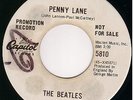 BEATLES-RARE 60's White PROMO 45 on CANADA CAPITOL