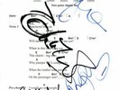 THE SMITHS FULLY SIGNED SHEET MUSIC W/COA - MORRISSEY