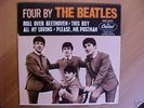 FOUR BY THE BEATLES Original Cardboard 45 Record Sleeve