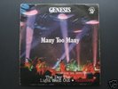 GENESIS - MANY TOO MANY   (1978) raro vinile 45 rpm