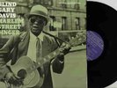 Blind Gary Davis -Harlem Street Singer LP Blues  RARE