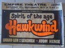 Hawkwind 1977 tour poster
