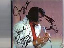 ELVIS TCB BAND GENUINE AUTOGRAPHS X4   +SIGNED PROGRAM