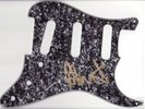FACES SIGNED GUITAR SCRATCH PLATE W/COA - ROD STEWART