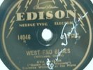 12)EVA TAYLOR AUTOGRAPHED EDISON THIN NEEDLE TYPE 14046