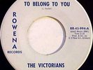 THE VICTORIANS northern soul 45 ROWENA 994 VG++