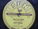 Elvis ORIGINAL SUN 209 on 78 RPM