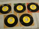 5 Starday 45 RPM Records / Rockabilly / Country -Clean