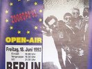 U2 poster for Berlin concert 18 June 1993 Zooropa