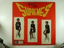 THE SUPREMES motown LP MEET THE SUPREMES (STOOL COVER)