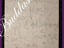 Marc Bolan Hand Written Poem   100% Authentic   T.Rex