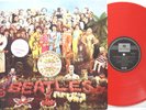 BEATLES Sgt.Peppers AUS RED VINYL LP Diff Color Psych
