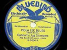 Rare Cannon's Jug Stompers Blues Jazz Race 78 Cannon