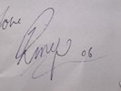 SIGNED BEATLES PAUL AND RINGO PAGES