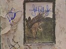 LED ZEPPELIN ZOSO BAND SIGNED ALBUM & VINYL VERY RARE