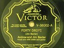 ANDREW & JIM BAXTER VICTOR 38002 78RPM old-timey fiddle